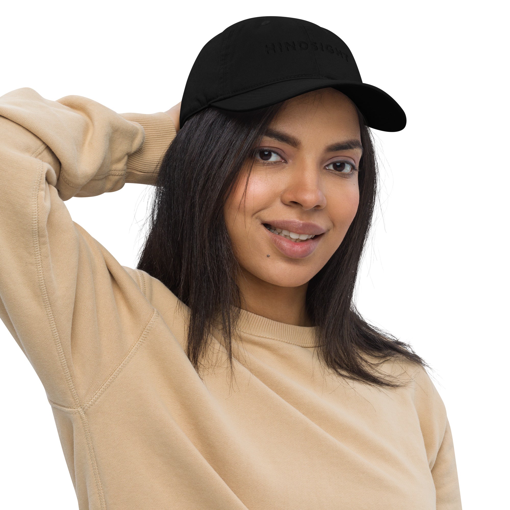 Organic HindSight hat - Black logo