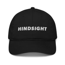 Load image into Gallery viewer, HindSight Organic hat - white logo
